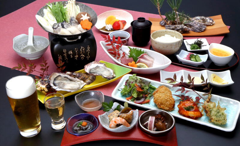 牡蠣づくし会席