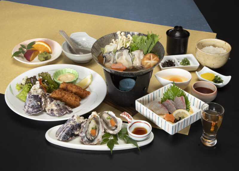 牡蠣づくし会席